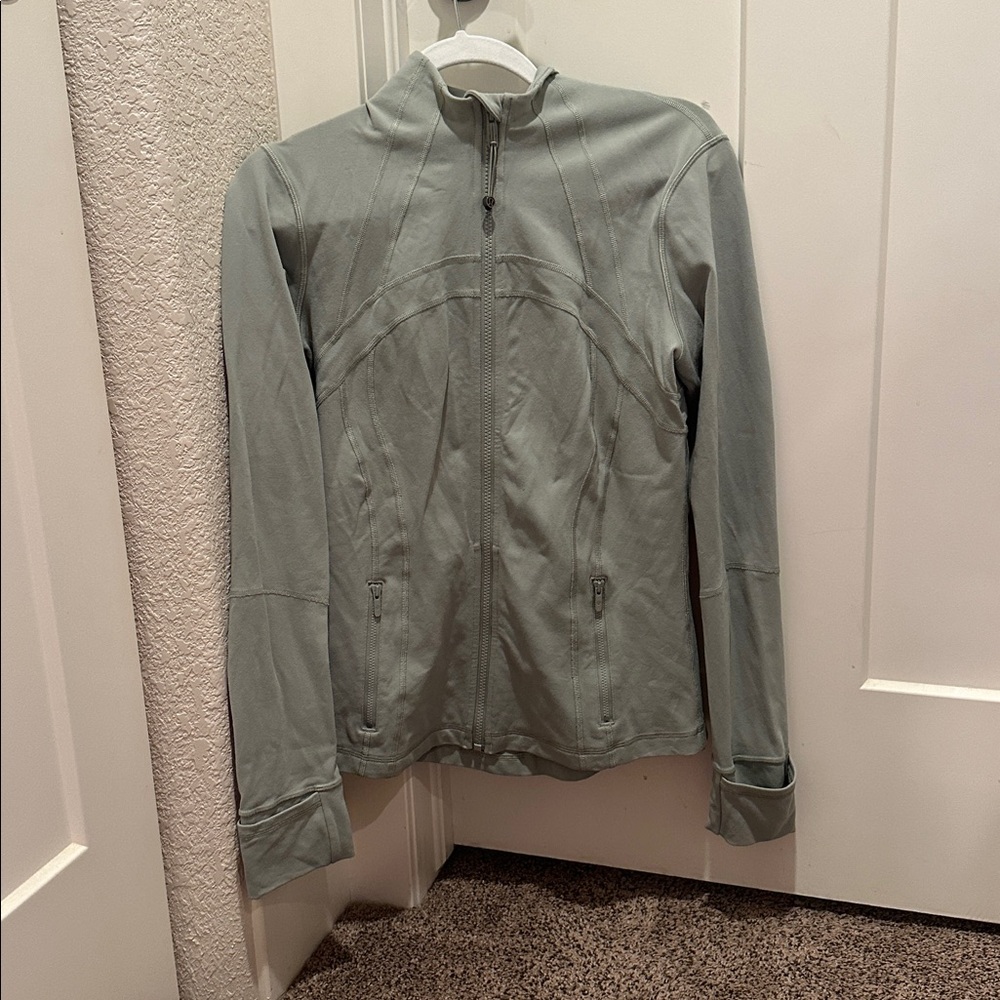 Lululemon Define jacket in sage green
